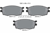 TEXTAR 2431701 - Fren Balatasi Ön - Kore Accent Era/i20/rio