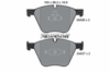 TEXTAR 2443601 - Fren Balatasi Ön - Bmw X5 E70 Lci - X5 F15 - X6 E71-72
