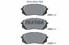 TEXTAR 2450101 - Fren Balatasi Ön - Kore Ix35/i40/tucson/kona/sportage/carens
