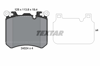 TEXTAR 2452401 - Fren Balatasi Ön - Bmw X5 E70-x5 F15-x6 E71-x6 F16