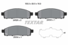 TEXTAR 2452901 - Fren Balatasi Ön - Fiat Fullback- L200
