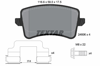 TEXTAR 2460601 - Fren Balatasi Arka - Vw A4-a5-q5