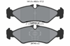 TEXTAR 2473901 - Fren Balatasi Arka - Mercedes Sprt.208,210,212 -208,211,213,216.cdi -vw.lt.28,35,46