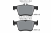 TEXTAR 2500801 - Fren Balatasi Arka - Vw Golf7-a3-leon-passat