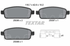 TEXTAR 2509606 - Fren Balatasi Arka - Opel Astra J Mokka Cruze Aveo T300 Zafira C Trax