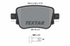 TEXTAR 2511001 - Fren Balatasi Arka - Vw Caddy-sharan-a1-q3