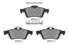 TEXTAR 2521204 - Fren Balatasi Arka - Ford Focus Iii 2.3 Rs
