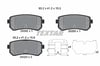 TEXTAR 2529201 - Fren Balatasi Arka - Kore Tucson : I30 : Ix35