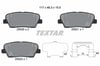 TEXTAR 2552003 - Fren Balatasi Arka - Kore Santafe/stinger