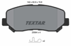 TEXTAR 2556401 - Fren Balatasi Ön - Japon Cx5 (ke, Kf)