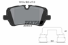 TEXTAR 2572001 - Fren Balatasi Arka - Bmw Land Rover Range Rover Discovery - Sport - V - Iv