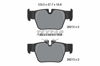 TEXTAR 2621201 - Fren Balatasi Arka - Bmw F40-f44-x2 F39 Mini F54-f60