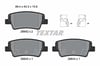 TEXTAR 2664201 - Fren Balatasi Arka - Kore Elantra