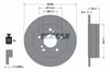 TEXTAR 92032003 - Fren Diski Arka - Mercedes W124-201