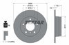 TEXTAR 92055703 - Fren Diski Arka - Bmw E36/46