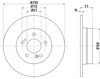 TEXTAR 92089000 - Fren Diski Arka - Mercedes W129