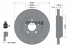 TEXTAR 92107003 - Fren Diski Arka - Bmw E46