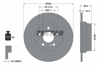 TEXTAR 92115405 - Fren Diski Arka - Mercedes W211-212-218