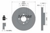 TEXTAR 92119203 - Fren Diski Ön - Renault Clio Iii/modus/micra/megan Ii 1,4