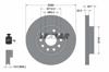 TEXTAR 92120705 - Fren Diski Ön - Vw Golf5-golf6-jetta-a3-leon