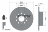 TEXTAR 92120903 - Fren Diski Arka - Vw Golf5-golf6-jetta-caddy-a3-leon