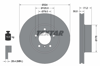 TEXTAR 92122605 - Fren Diski Ön - Bmw E60-e61-e63-e64