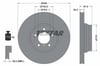 TEXTAR 92122905 - Fren Diski Ön - Bmw E65-66