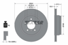 TEXTAR 92123103 - Fren Diski Arka - Bmw E65-66