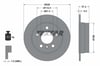 TEXTAR 92132103 - Fren Diski Arka - Mercedes W169-245