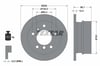 TEXTAR 92137503 - Fren Diski Arka - Vw Lt-sprinter