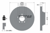 TEXTAR 92155303 - Fren Diski Ön - Bmw E90-e91-e92-e93-x1 E84