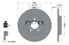 TEXTAR 92160103 - Fren Diski Arka - Vw A4-a5-a6-a7-q5