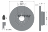 TEXTAR 92161205 - Fren Diski Arka - Bmw X5 E70-x5 F15-x6 E72-x6 F16