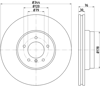 TEXTAR 92185103 - Fren Diski Ön - Bmw Land Rover Range Rover Iii