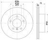 TEXTAR 92238403 - Fren Diski Ön - Bmw F20-f20 Lci-f21-f21 Lci-f22-f22 Lci-f23 Lci