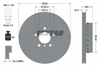 TEXTAR 92265825 - Fren Diski Ön - Bmw F10-f10 Flci-f11-f11 Lci-f18-f18 Lci