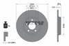 TEXTAR 92282803 - Fren Diski Arka - Vw A4-a5-q5