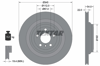 TEXTAR 92284003 - Fren Diski Arka - Mercedes 292 Gle - 166 Ml Gl Gls Serisi