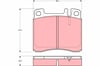 TRW GDB1122 - Fren Balatasi - Mercedes Mercedes Benz S-class 1991 - 1998