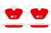 TRW GDB1840DTE - Fren Balatasi Arka - Bmw F10-f10 Lci-f11-f11-f11 Lci-f18-f18 Lci-5g30-g31-6g32 Gt-7g11-g12-x3 F25-x4 F26