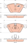 TRW GDB1882 - Fren Balatasi Ön - Bmw F10-f10 Lci-f11-f11 Lci-f18-f18 Lci