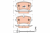 TRW GDB1902 - Fren Balatasi Arka - Vw A4-a5-a6-a8-q5
