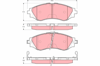 TRW GDB3216 - Fren Balatasi Ön - Opel Daewoo Lacetti 1999 - 2003, Leganza 1997 - 2004, Nubira 1997 >>