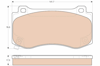 TRW GDB4449 - Fren Balatasi - Fiat Jeep Grand Cherokee Iii 2006 - 2010