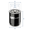 UFI 23.243.00 - Yag Filtresi - Fiat Doblo-albea-astra F-corsa-civic