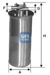 UFI 24.001.00 - Yakit Filtresi - Vw A6
