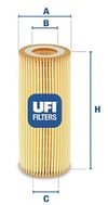 UFI 25.021.00 - Yag Filtresi - Bmw E46-e87-e90-e91-e60-e61-e65- X3 E83
