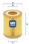 UFI 25.049.00 - Yag Filtresi - Opel Astra H Vectra C Zafira B