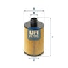 UFI 25.112.00 - Yag Filtresi - Fiat Jeep Grand Cherokee Iv