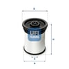 UFI 26.019.01 - Yakit Filtresi - Fiat Jeep/chrysler